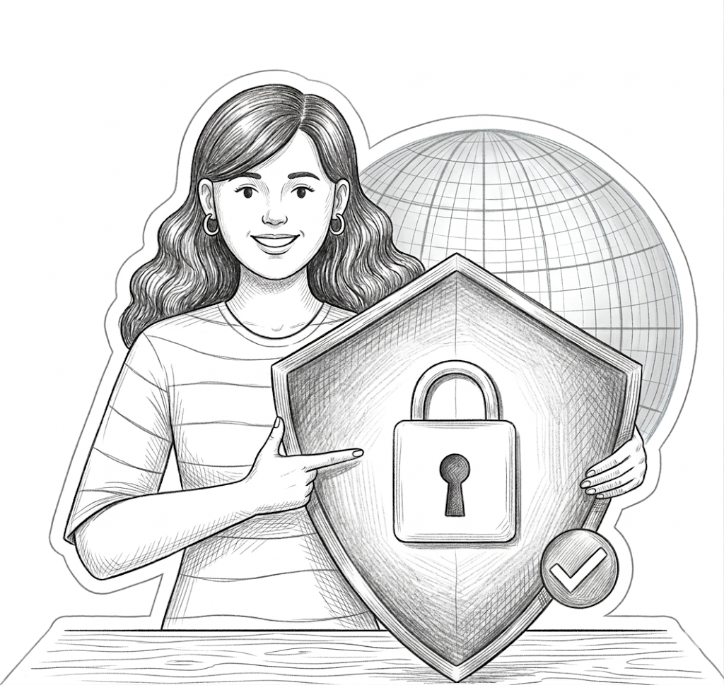 Cybersecurity illustration